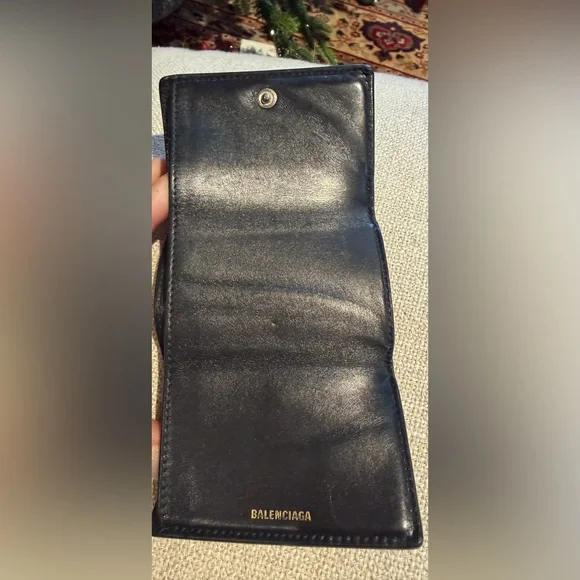 Balenciaga Black Leather Wallet 1 - Picture 4 of 7